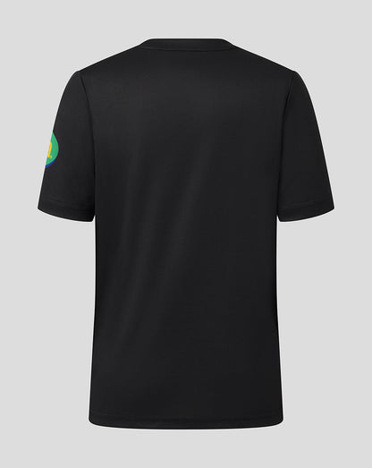 Leicester Tigers Junior 25/26 Warm Up T-Shirt - Black