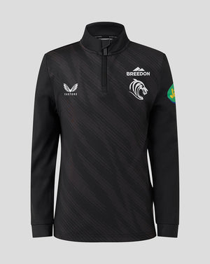 Leicester Tigers Junior 25/26 Training Quarter Zip - Black