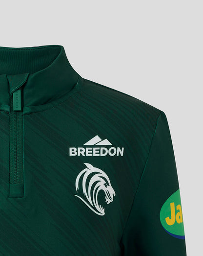 Leicester Tigers Junior 25/26 Training Quarter Zip - Dark Green