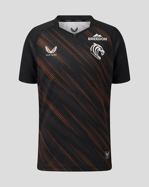 Leicester Tigers Junior 25/26 Warm Up Jersey  - Black