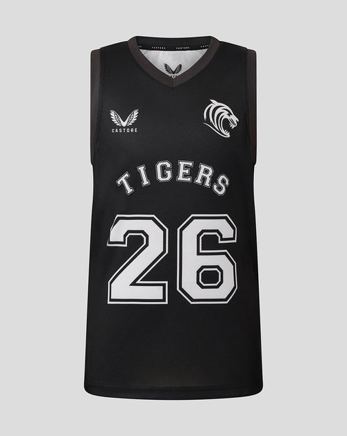 Leicester Tigers Junior  25/26 Training Basketball Vest  - Caviar