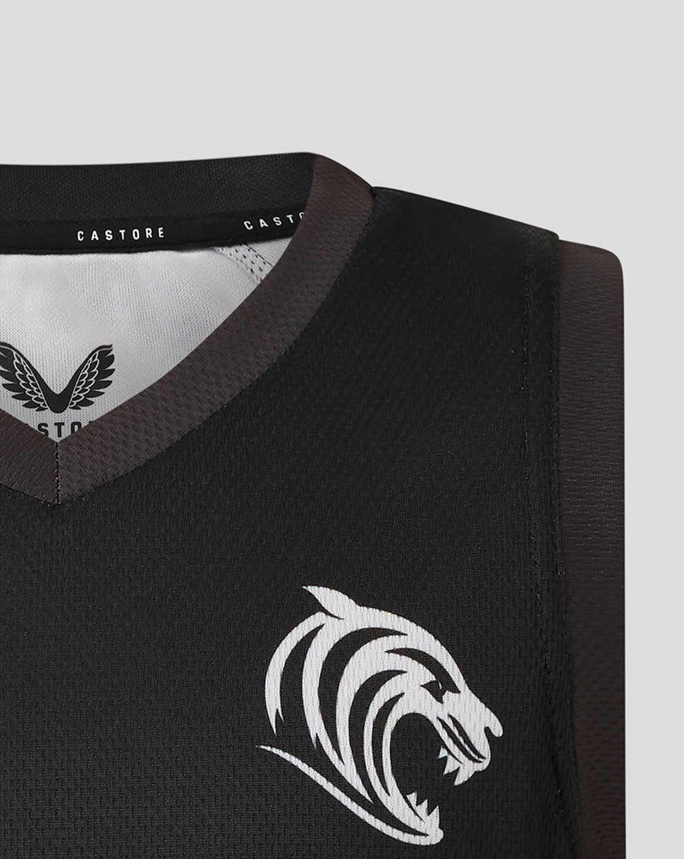 Leicester Tigers Junior  25/26 Training Basketball Vest  - Caviar
