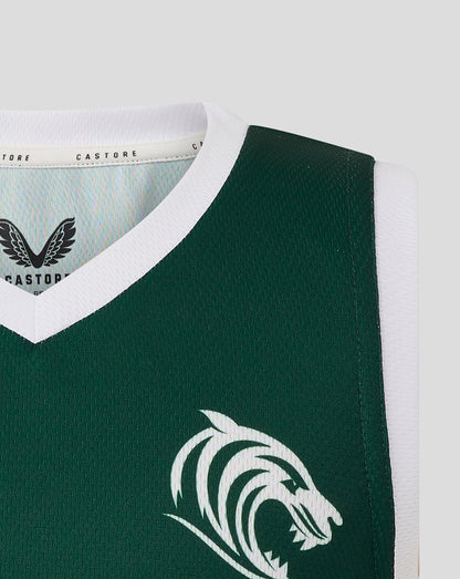 Leicester Tigers Junior 25/26 Training Basketball Vest  - Botanical