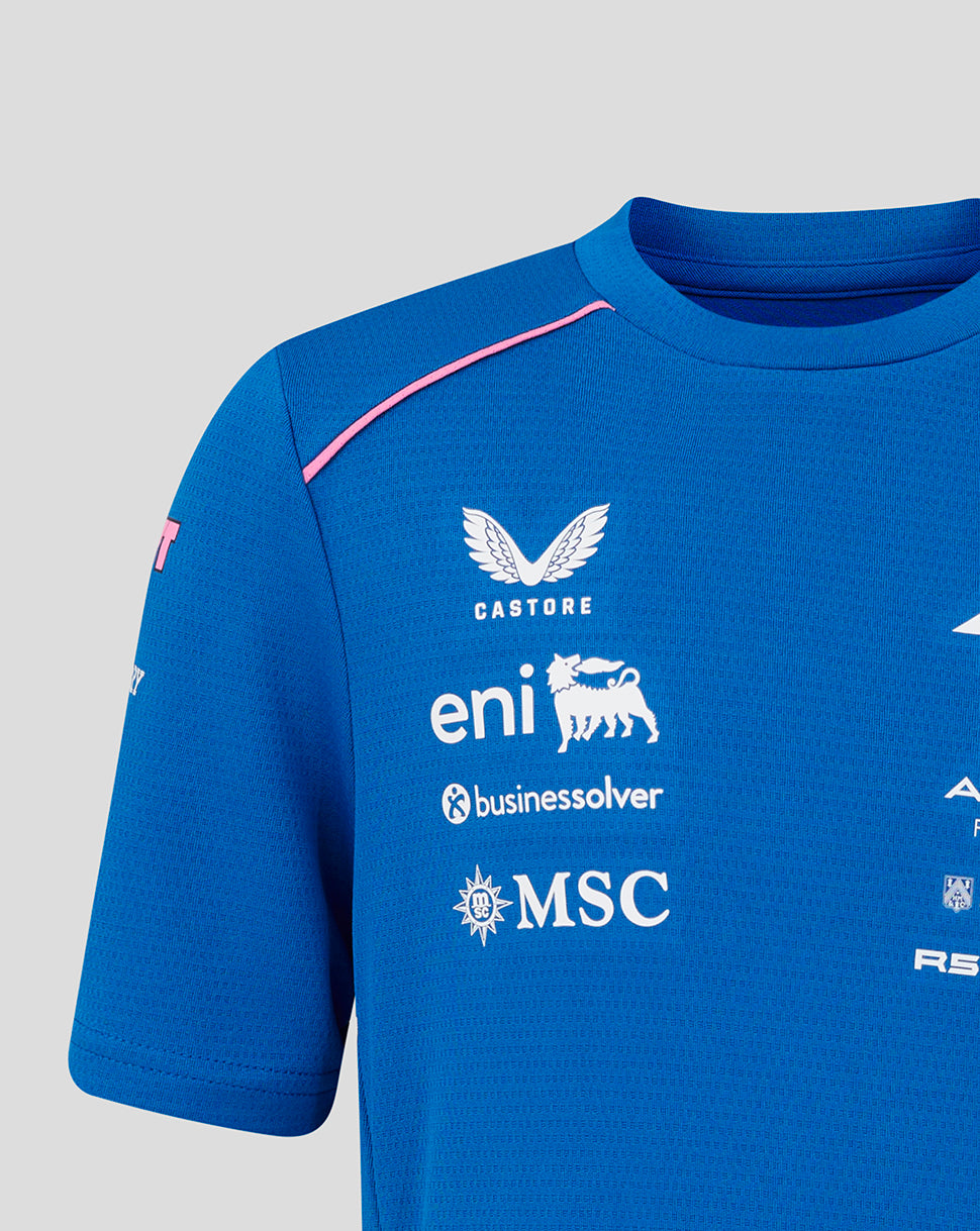 Camiseta BWT Alpine Formula One Team Set Up Official Personalised Set junior - Lapis Blue