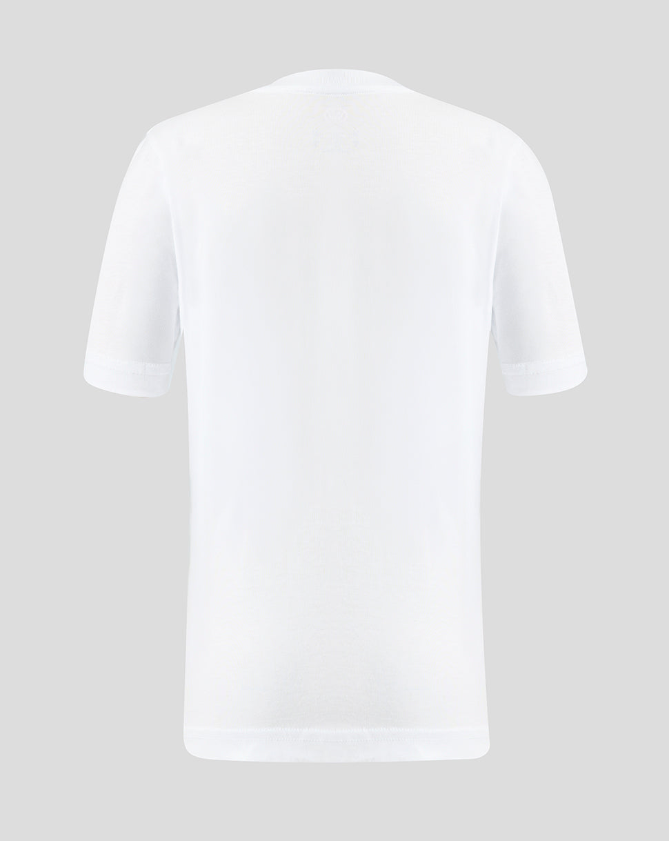 Official Haas Team Junior Regular Fit T-Shirt - White - White