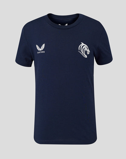 Leicester Tigers Junior 25/26 Travel Cotton T-Shirt