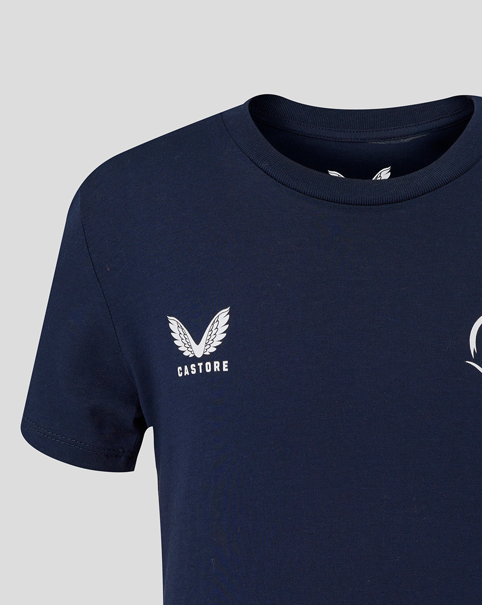 Leicester Tigers Junior 25/26 Travel Cotton T-Shirt