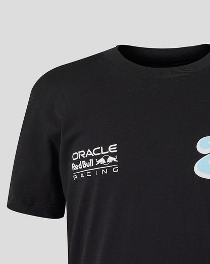 Oracle Red Bull Racing Junior Yuki Tsunoda Wave Graphic T-Shirt - Caviar