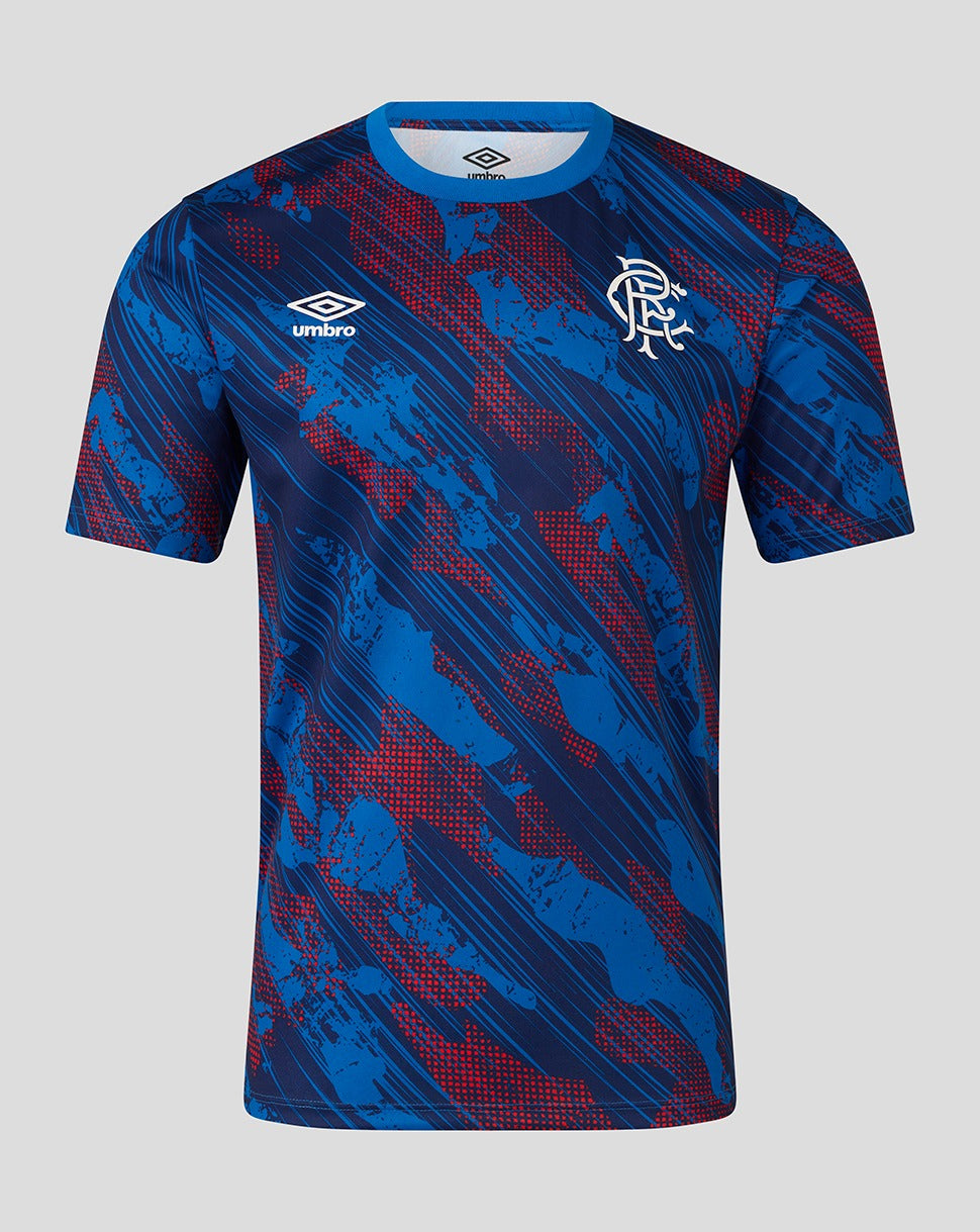Rangers Junior 25/26 Armed Forces Day Range Shirt - Lapis Blue/Flame Scarlet