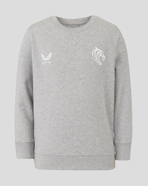Leicester Tigers Junior 25/26 Travel Crewneck Sweatshirt