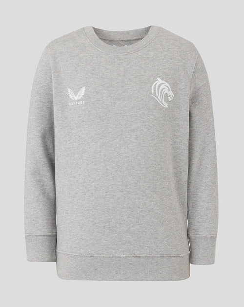 Leicester Tigers Junior 25/26 Travel Crewneck Sweatshirt