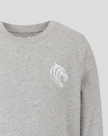 Leicester Tigers Junior 25/26 Travel Crewneck Sweatshirt