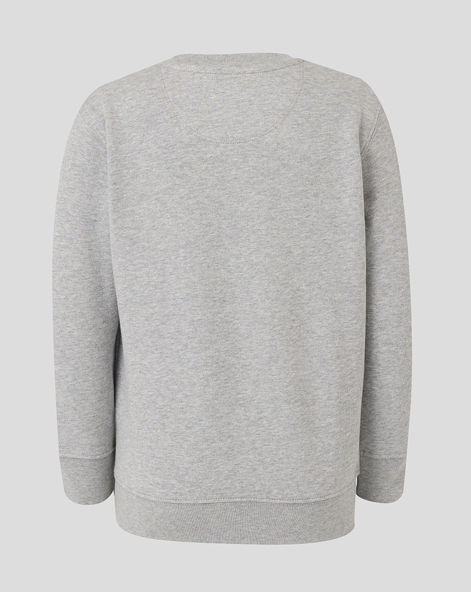 Leicester Tigers Junior 25/26 Travel Crewneck Sweatshirt