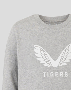 Leicester Tigers Junior 25/26 Travel Crewneck Sweatshirt