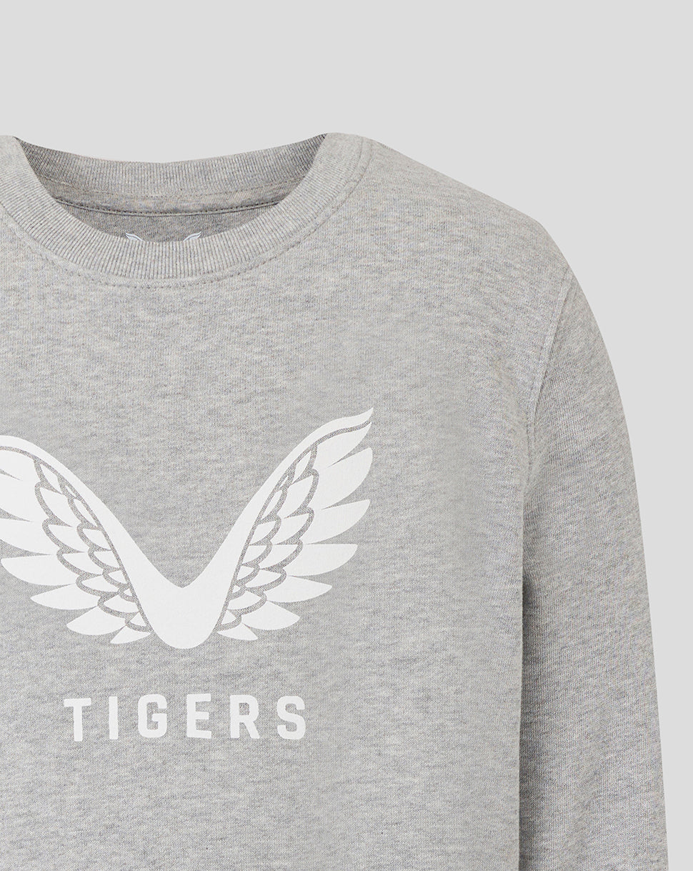 Leicester Tigers Junior 25/26 Travel Crewneck Sweatshirt