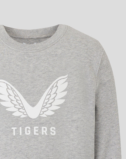 Leicester Tigers Junior 25/26 Travel Crewneck Sweatshirt