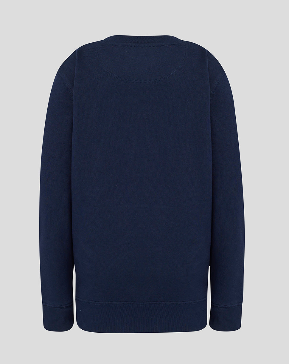 Yorkshire Cricket Junior 26/27 Crewneck Sweatshirt - Navy - French Navy