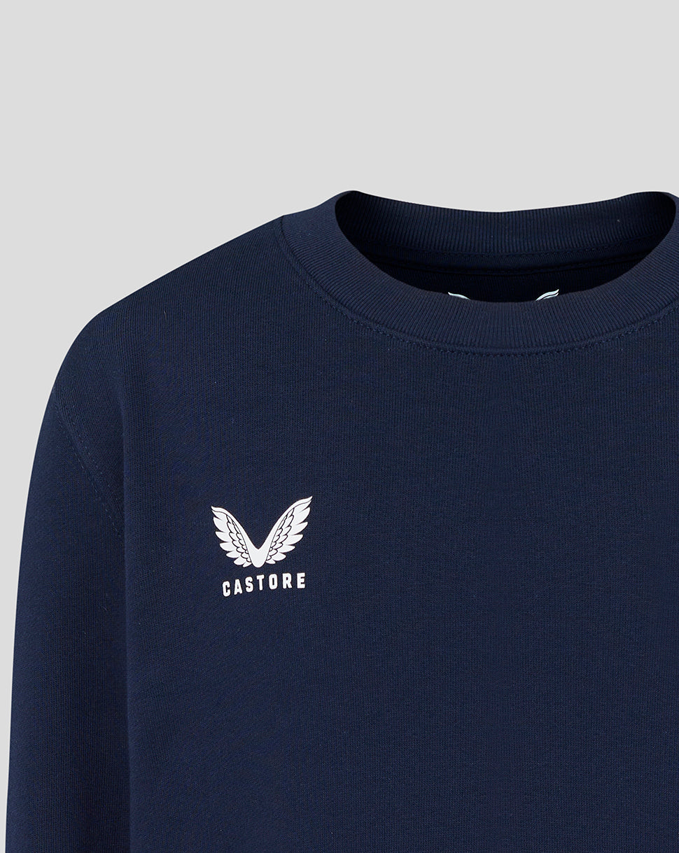 Yorkshire Cricket Junior 26/27 Crewneck Sweatshirt - Navy - French Navy