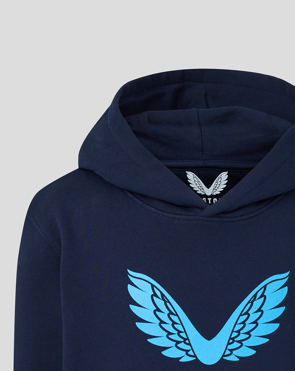 Yorkshire Cricket Junior 26/27 Hoodie - Navy - French Navy