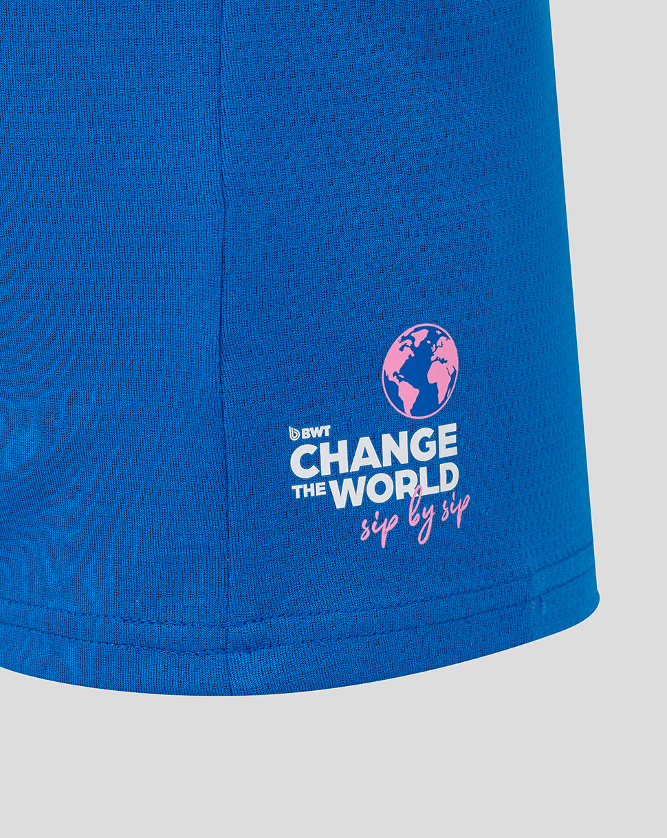 Polo oficial personalizado BWT Alpine Formula One Team junior - Lapis Blue