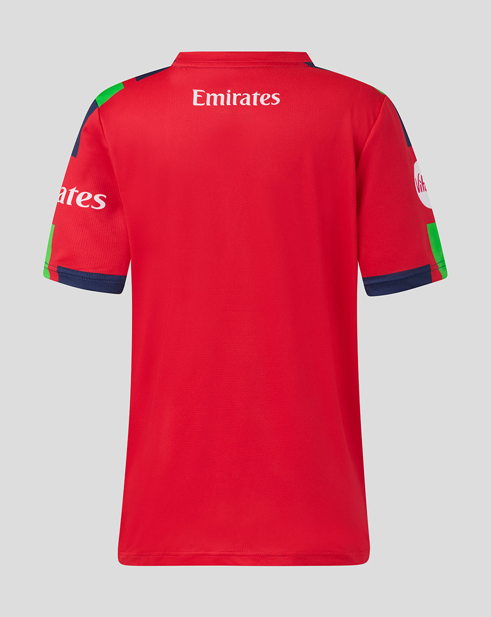 Lancashire Cricket Junior 26/27 T20 Short Sleeve Jersey - Red - True Red