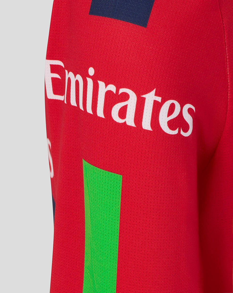 Lancashire Cricket Junior 26/27 T20 Long Sleeve Jersey - Red - True Red