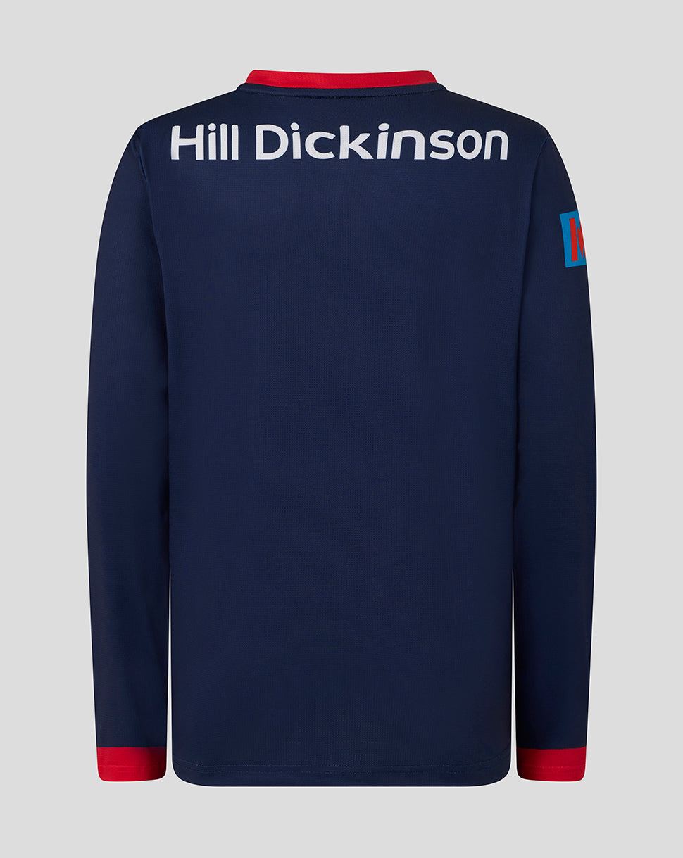 Lancashire Cricket Junior 26/27 ODI Long Sleeve Jersey - Peacoat - Peacoat