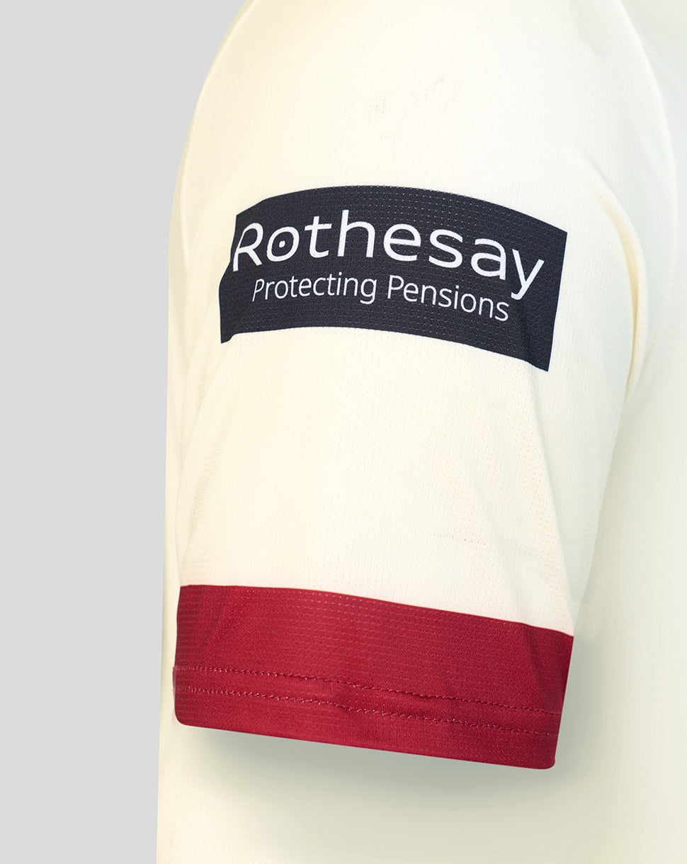 Lancashire Cricket Junior 26/27 County Champs Short Sleeve Jersey - Cream