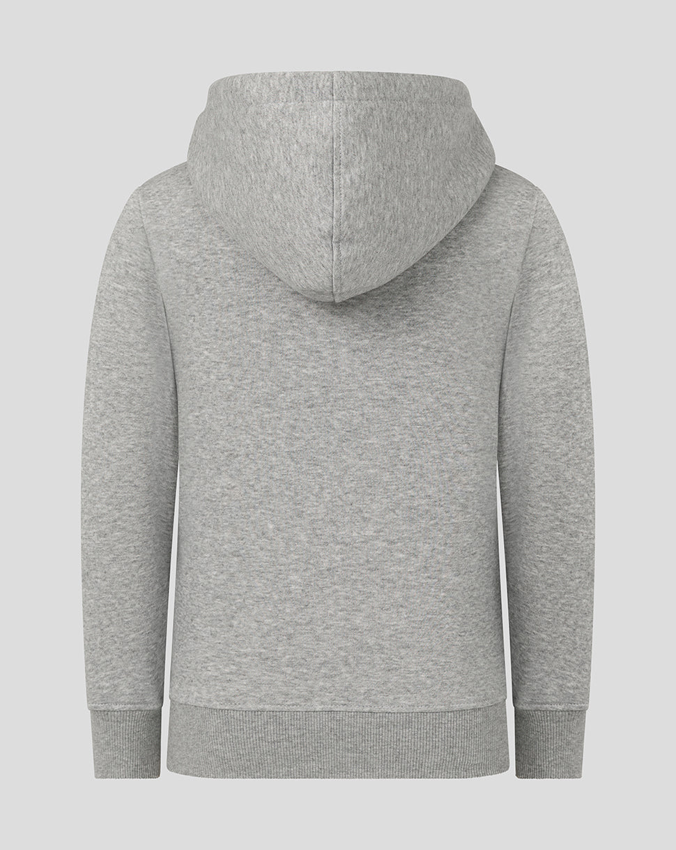 Leicester Tigers Junior 25/26 Varsity 1880 Hoodie - Grey