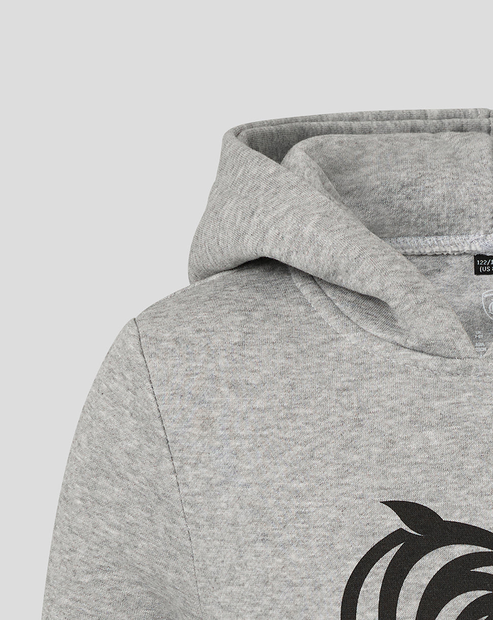 Leicester Tigers Junior 25/26 Varsity 1880 Hoodie - Grey