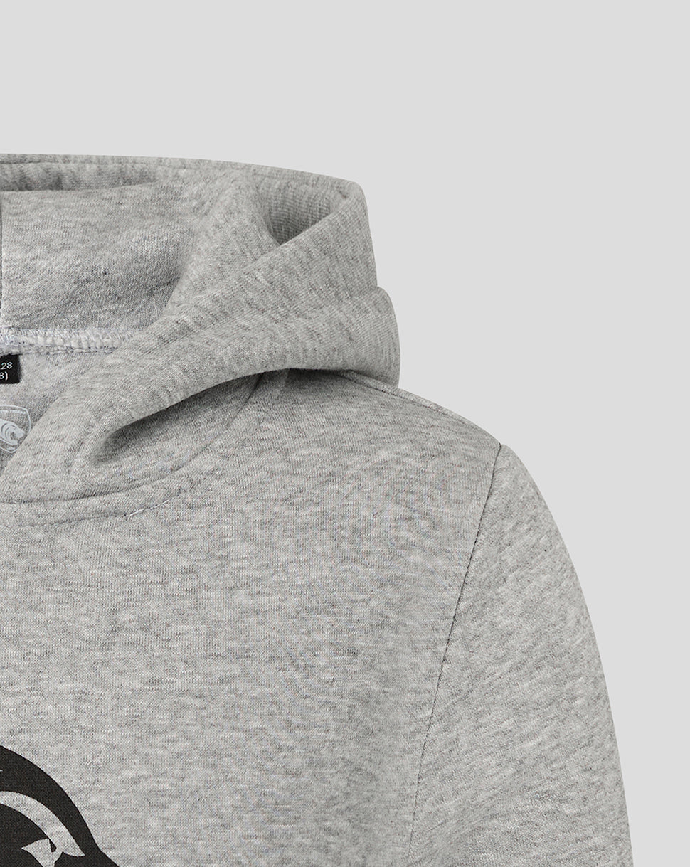 Leicester Tigers Junior 25/26 Varsity 1880 Hoodie - Grey