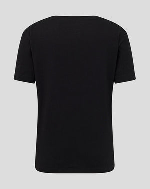 Leicester Tigers Junior 25/26 Varsity 1880 Short Sleeve T-Shirt - Black