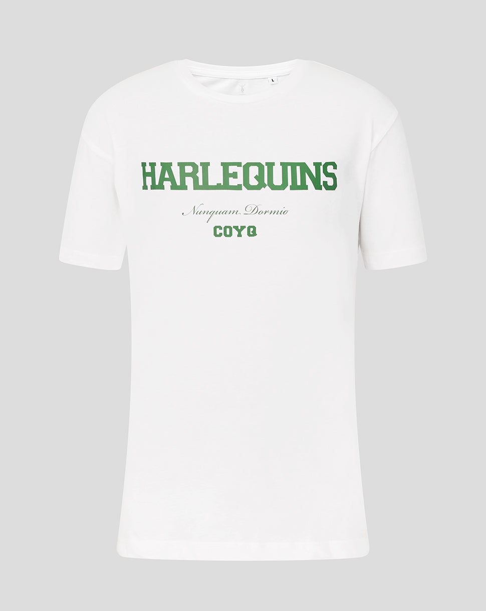 Harlequins Junior 25/26 Varsity T-Shirt - White
