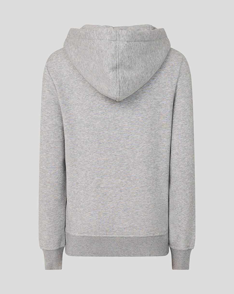Harlequins Junior 25/26 Varsity Hoodie - Grey/Pink