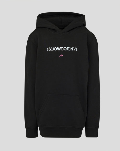 Black hoodie with 'The Showdown VI' logo on a light gray background