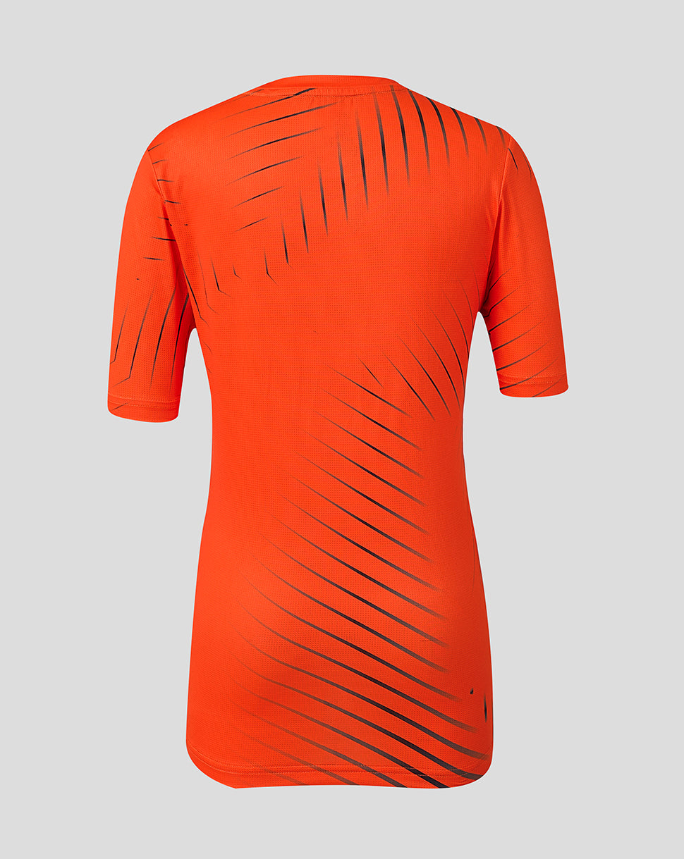 Juniors Sunrisers Leeds The Hundred Short Sleeve Training T-Shirt 2026 - Orange