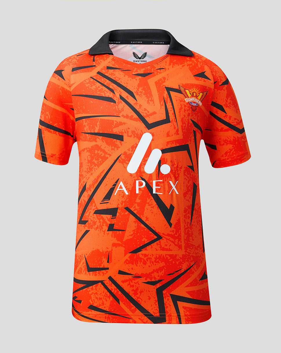 Juniors Sunrisers Leeds The Hundred Short Sleeve Stretch Round Neck Jersey 2026