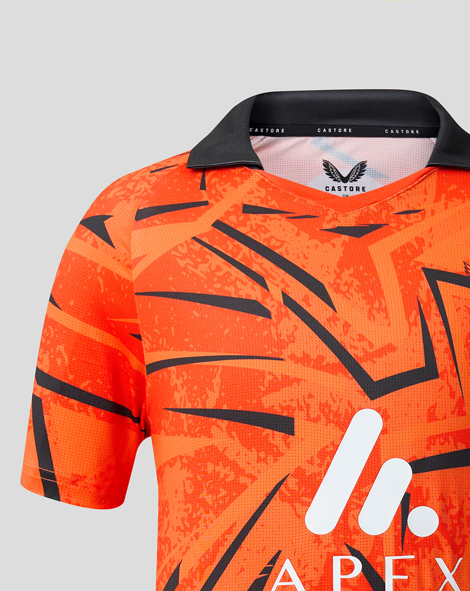 Juniors Sunrisers Leeds The Hundred Short Sleeve Stretch Round Neck Jersey 2026