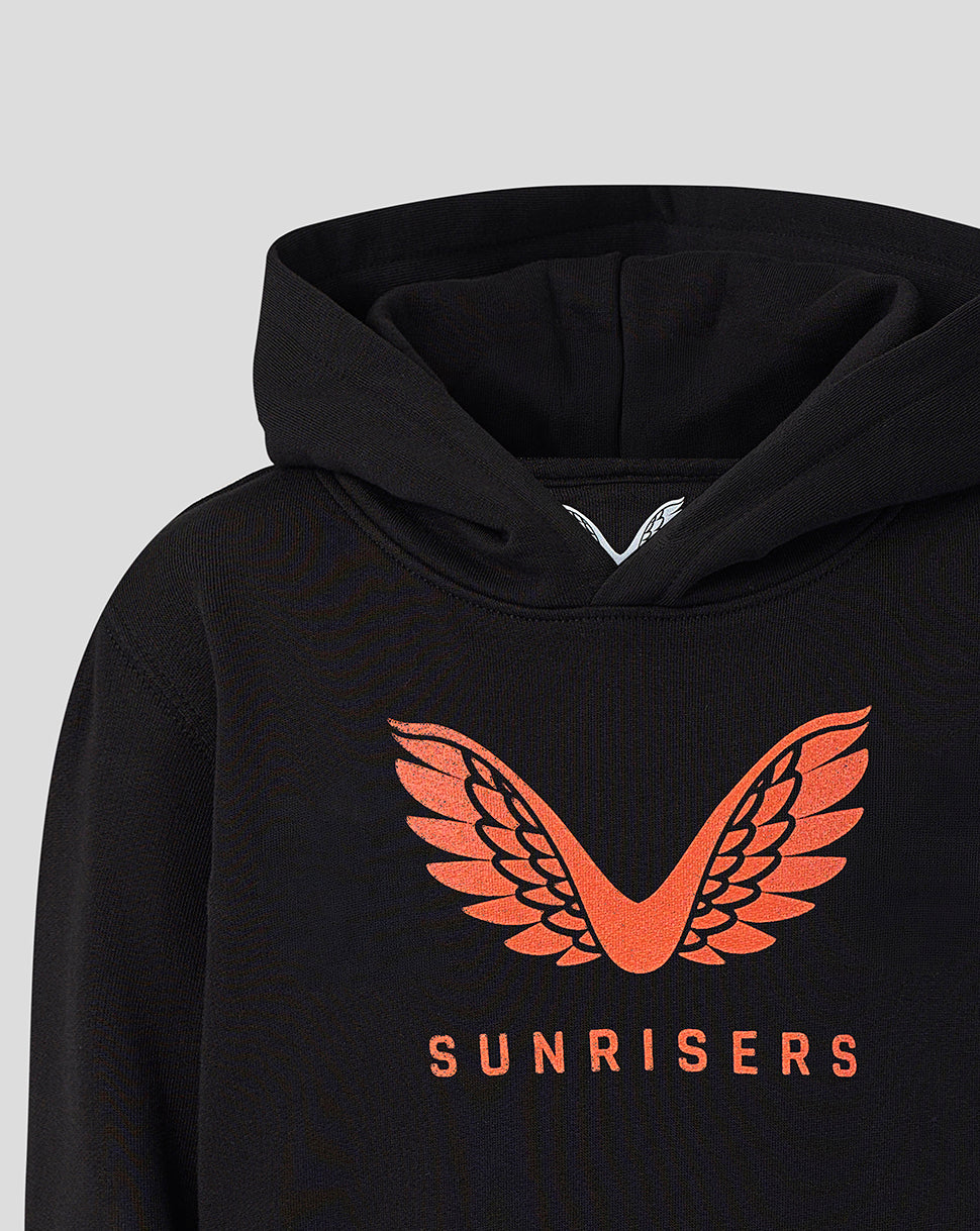 Juniors Sunrisers Leeds The Hundred Big Wings Hoodie 2026 - Black