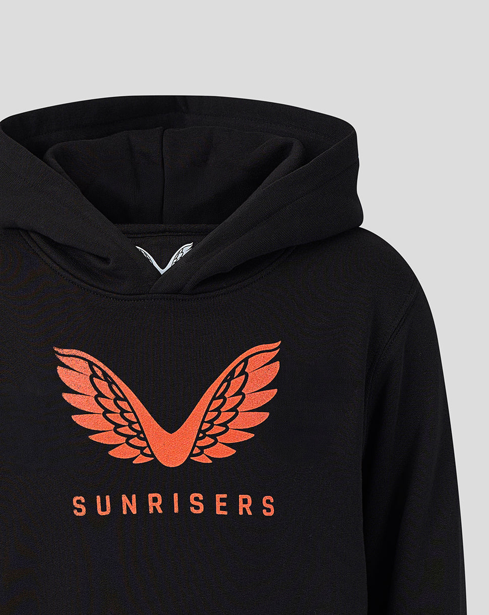 Juniors Sunrisers Leeds The Hundred Big Wings Hoodie 2026 - Black