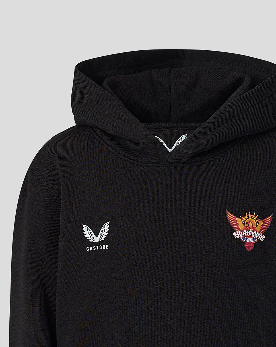 Juniors Sunrisers Leeds The Hundred Small Wings Hoodie 2026 - Black