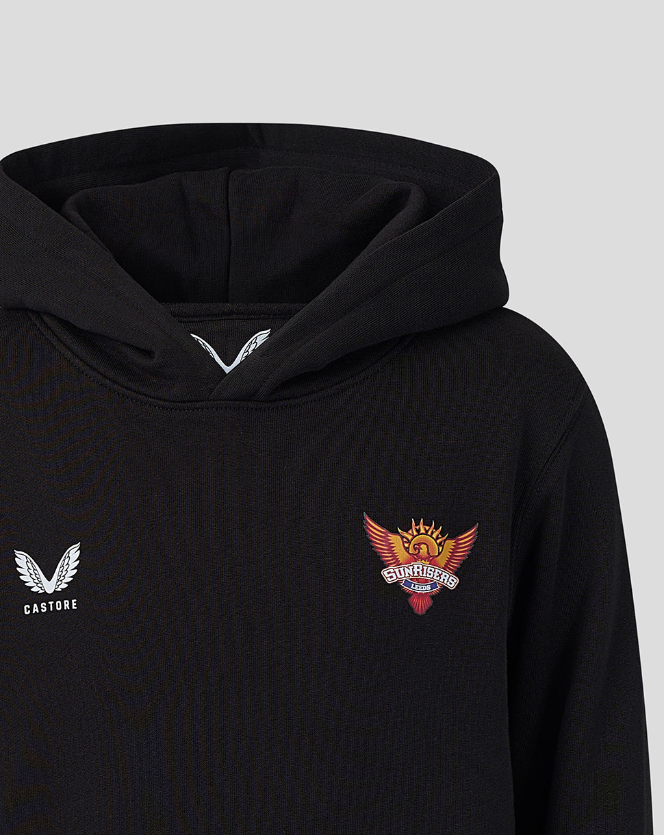 Juniors Sunrisers Leeds The Hundred Small Wings Hoodie 2026 - Black