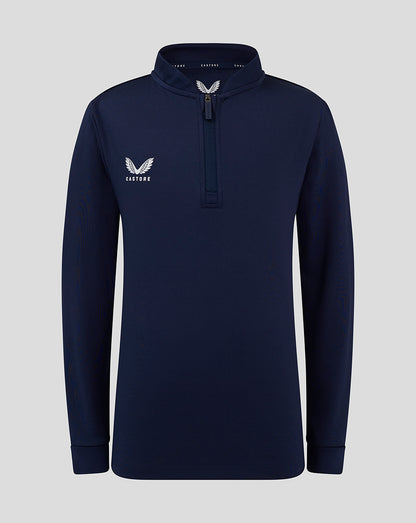 Bomber Neck 1/4 Zip - Peacoat