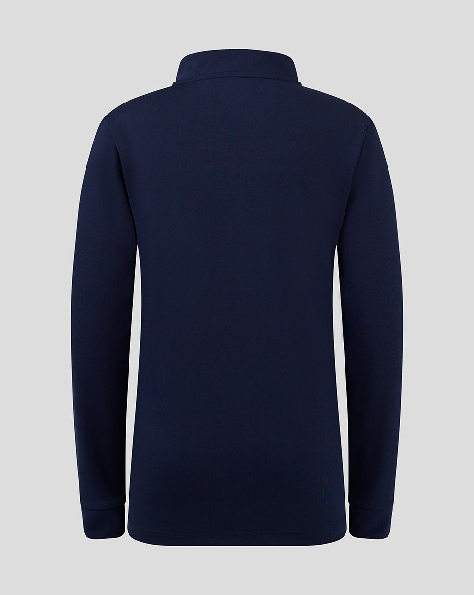 Bomber Neck 1/4 Zip - Peacoat