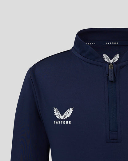 Bomber Neck 1/4 Zip - Peacoat