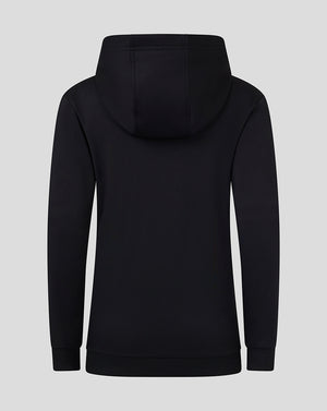 Junior Full Zip Brushback Hoodie - Caviar