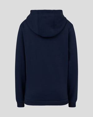 Junior Full Zip Brushback Hoodie - Peacoat