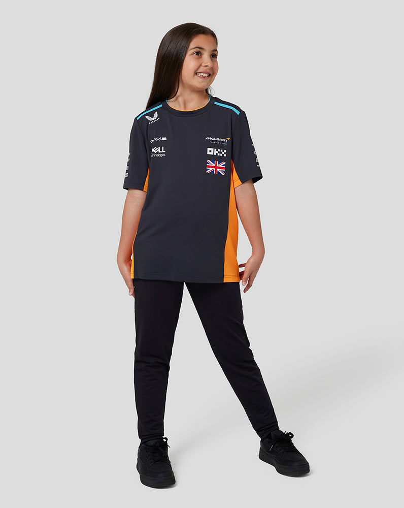 Junior McLaren Set Up T-Shirt Norris - Phantom