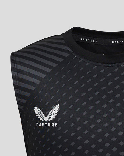 Geometric Printed ss Training Tee - Caviar/Phantom