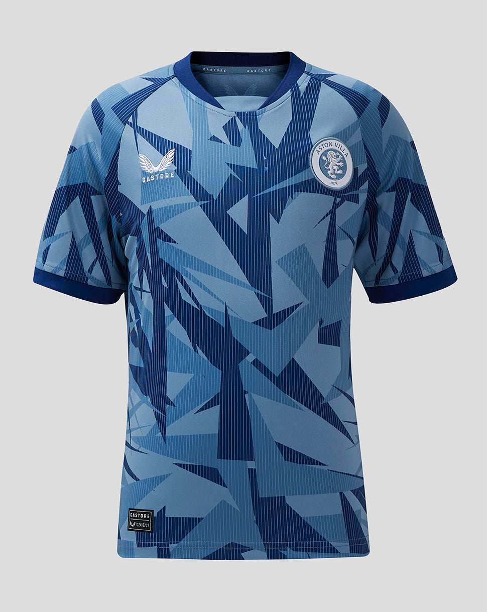 Aston Villa Junior 23/24 Third Shirt - Blue Shadow/Blue Depths